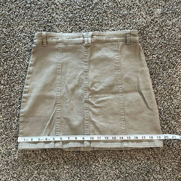 ALTAR’D STATE Khaki Button Down Skirt - Picture 6 of 6